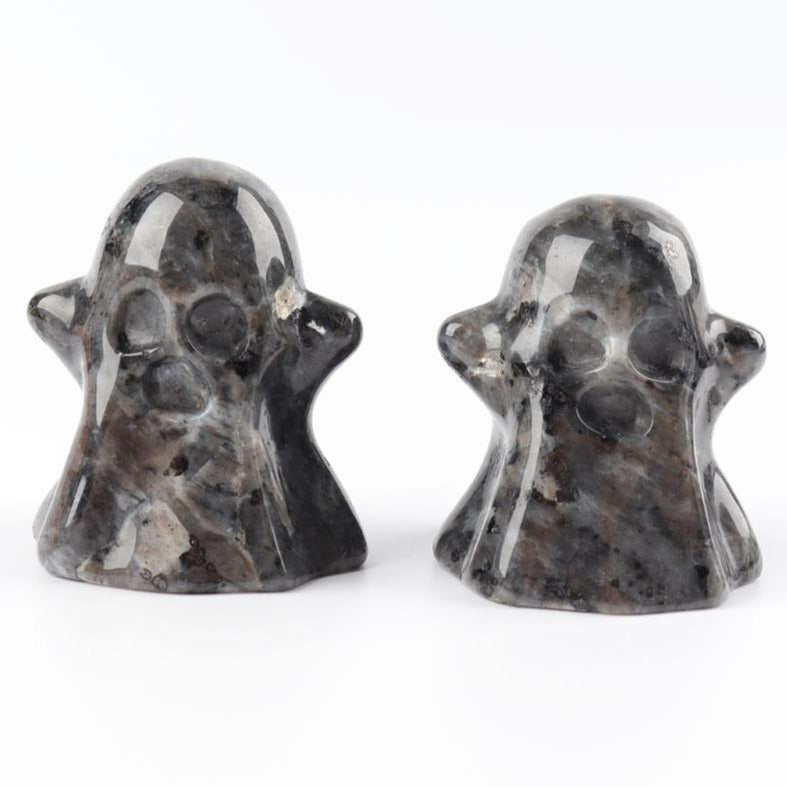 2" Hand Carved Lavikite Ghost Crystal Figurine
