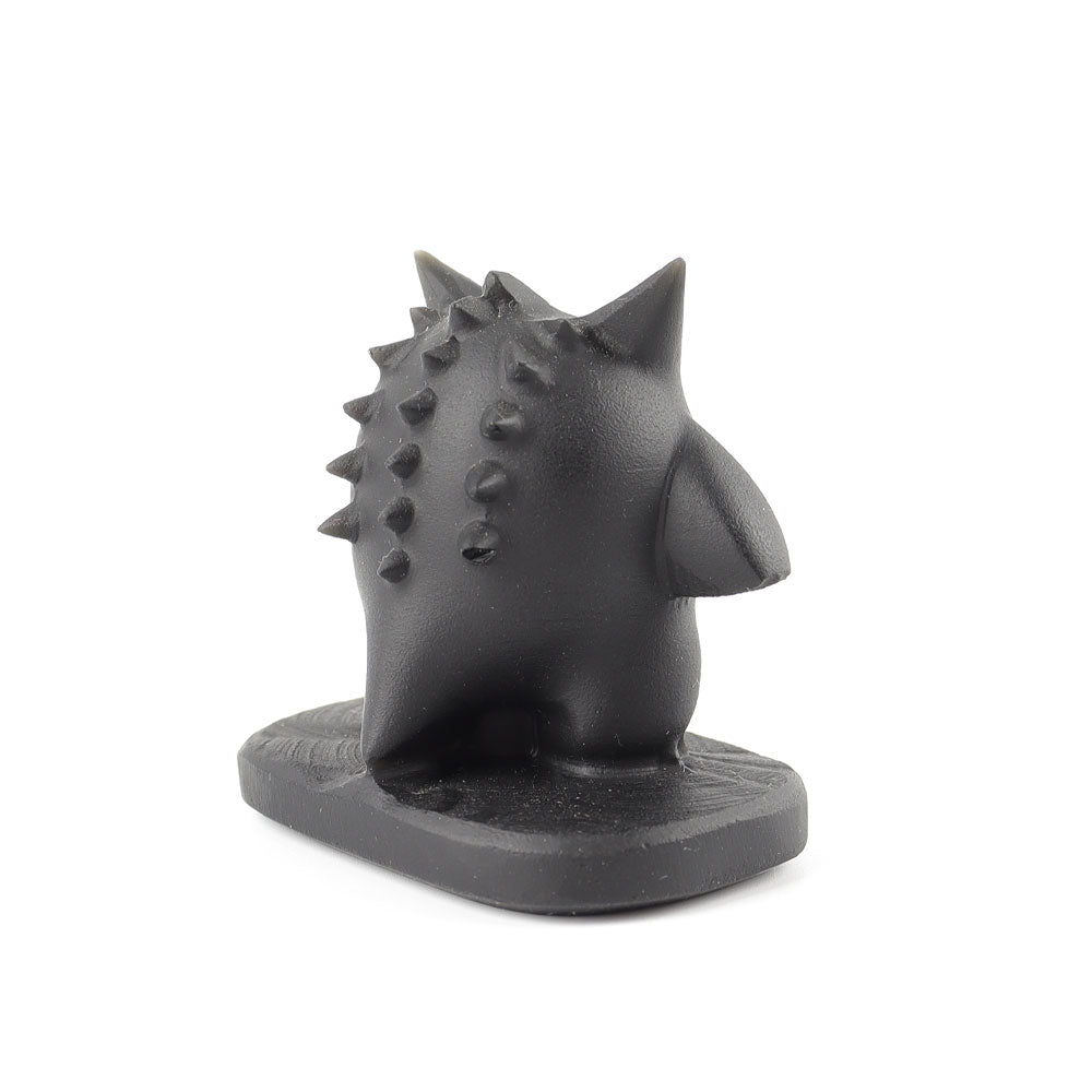 2-inch Black Obsidian Devil Carving Figure