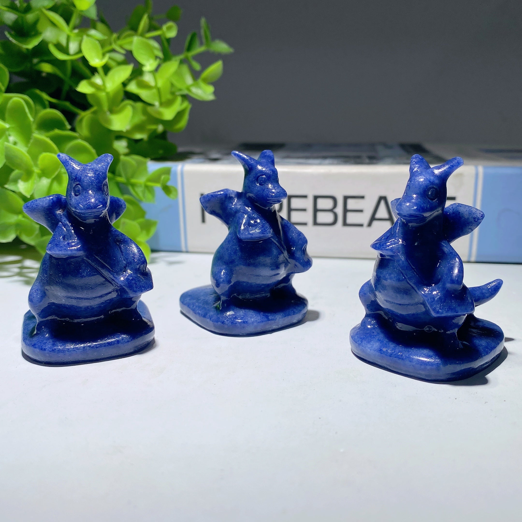 2-Inch Blue Aventurine Crystal Figurine Carving for Healing