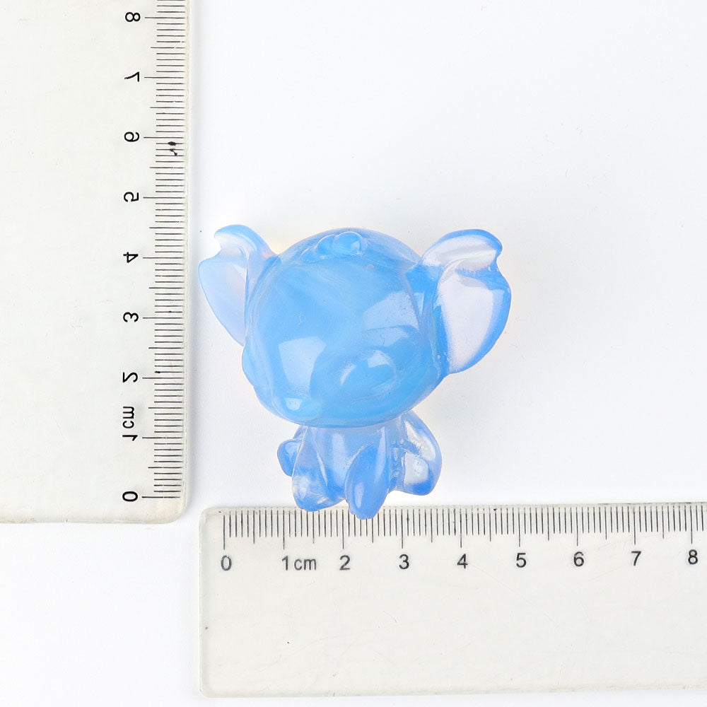 2 inch Blue Opalite Crystal Animal Carving