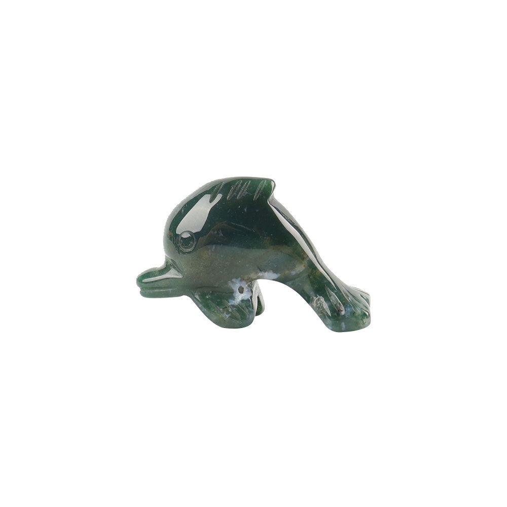2 inch Crystal Dolphin Figurines in Healing Stones Collection
