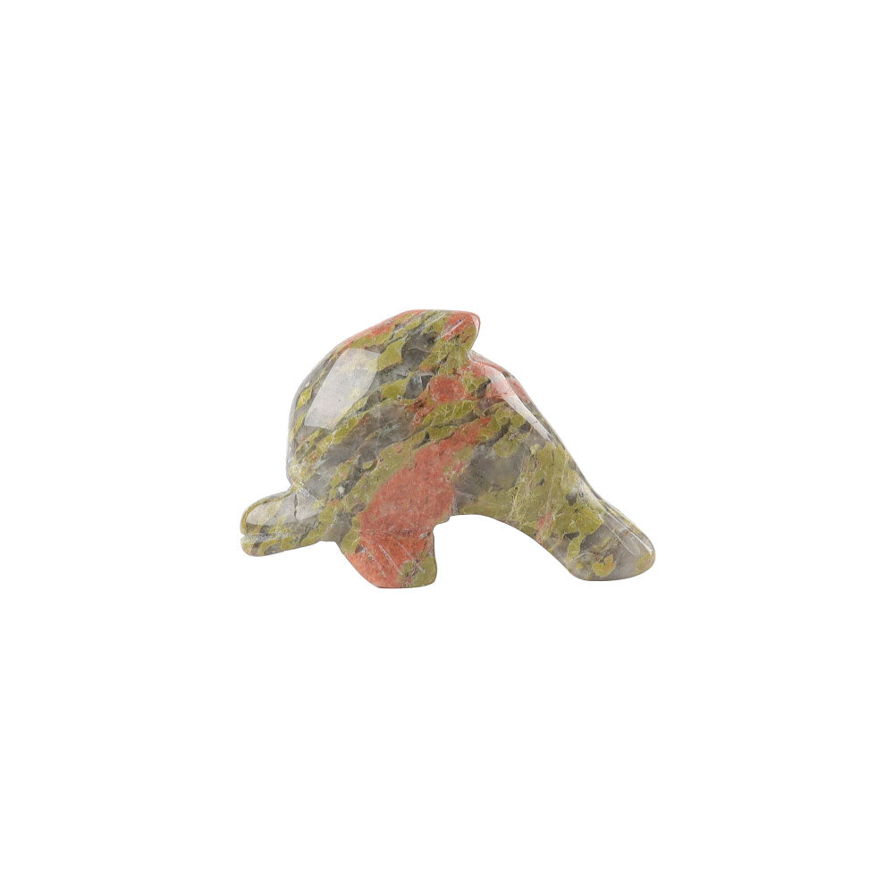 2 inch Crystal Dolphin Figurines in Healing Stones Collection