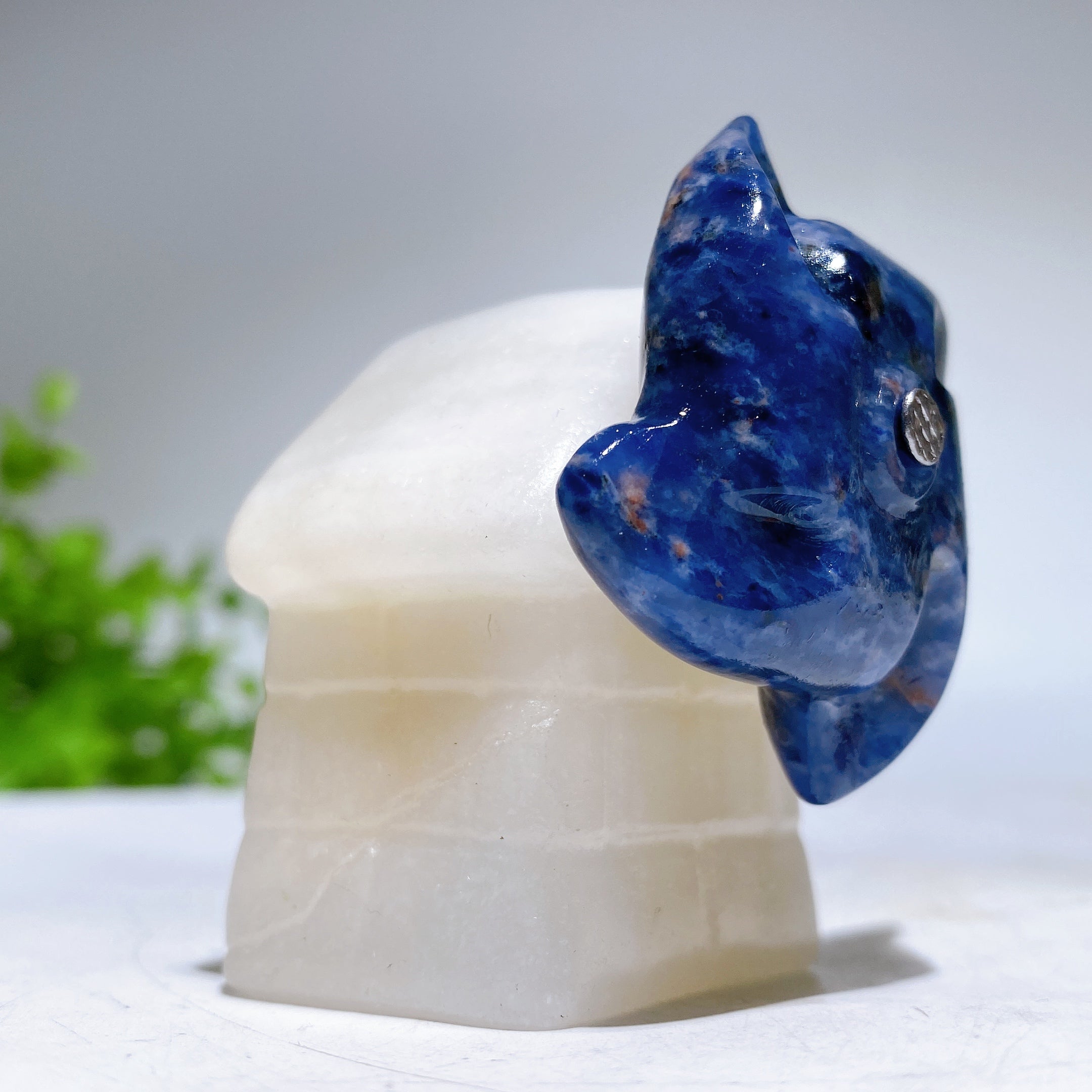 2-Inch Crystal Windmill House Figurine Carving for Healing