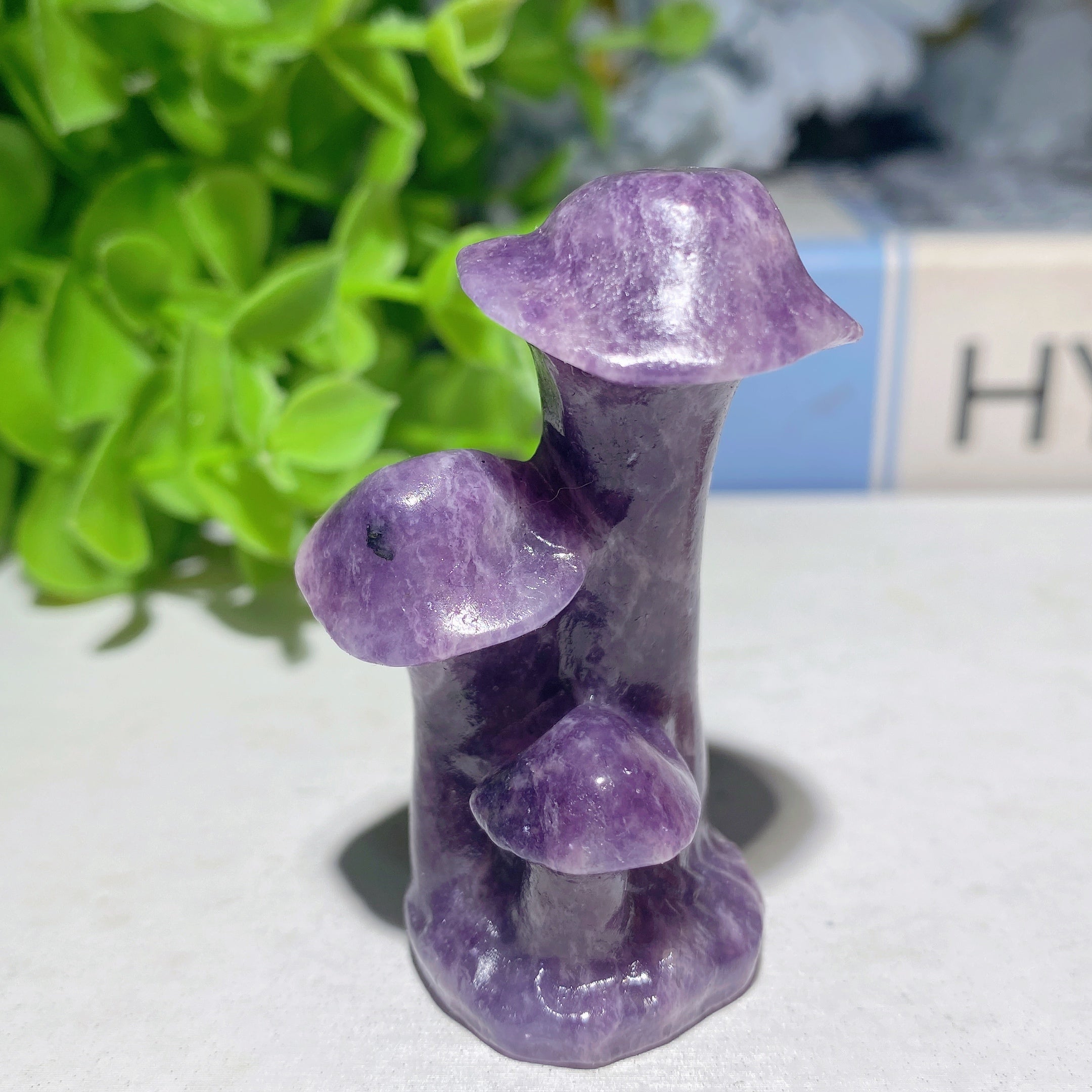 2 inch Mixed Crystal Mushroom Carvings for Healing