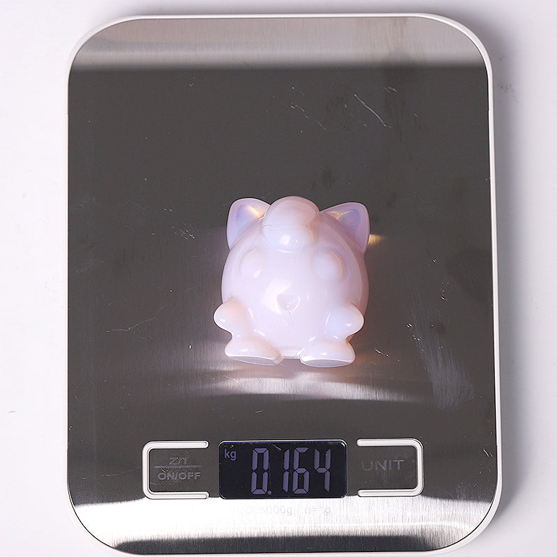 2" Pink Opalite Healing Crystal Figurine for Emotional Balance