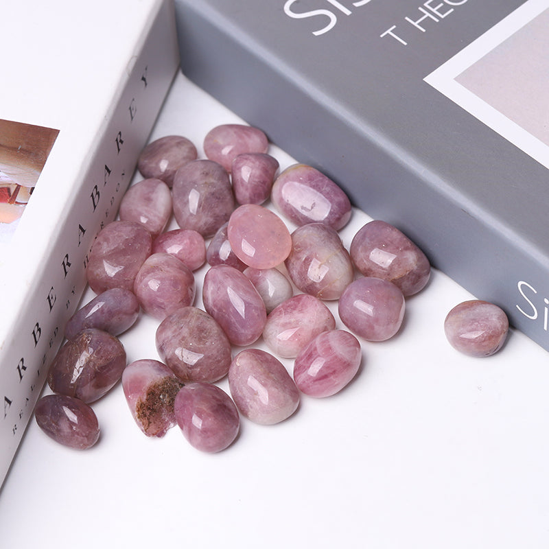 Pierres roulées en quartz rose violet de 20 à 30 cm pour la guérison