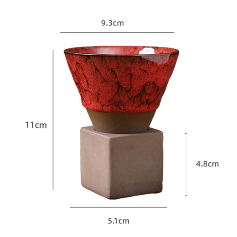 Tasse à café en céramique de 200 ml, idéale pour les rituels de décoration zen.