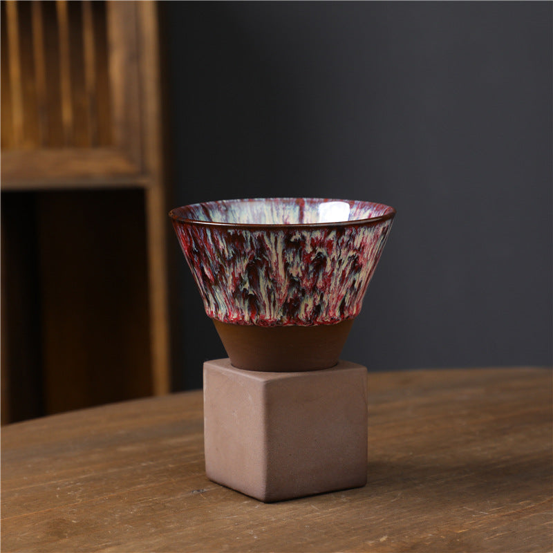 Tasse à café en céramique de 200 ml, idéale pour les rituels de décoration zen.