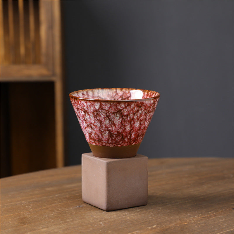 Tasse à café en céramique de 200 ml, idéale pour les rituels de décoration zen.