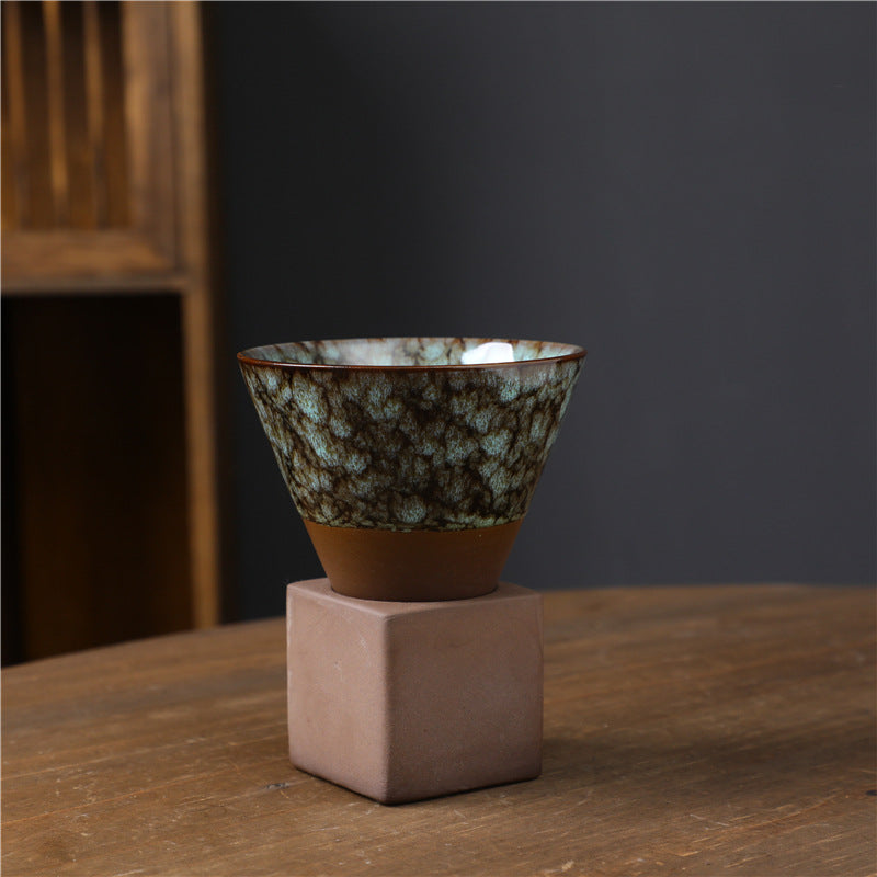 Tasse à café en céramique de 200 ml, idéale pour les rituels de décoration zen.