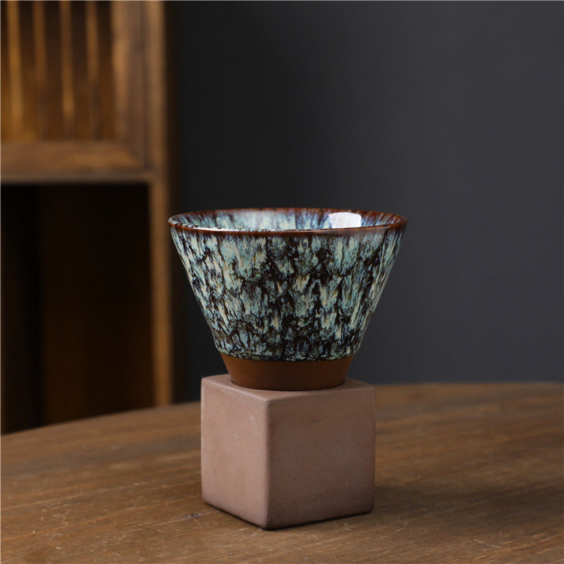 Tasse à café en céramique de 200 ml, idéale pour les rituels de décoration zen.