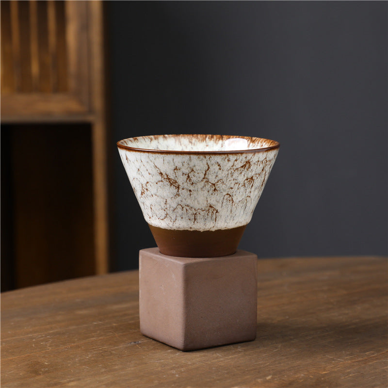 Tasse à café en céramique de 200 ml, idéale pour les rituels de décoration zen.