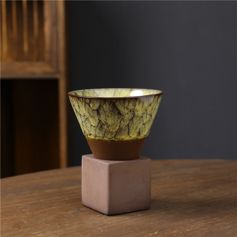 Tasse à café en céramique de 200 ml, idéale pour les rituels de décoration zen.