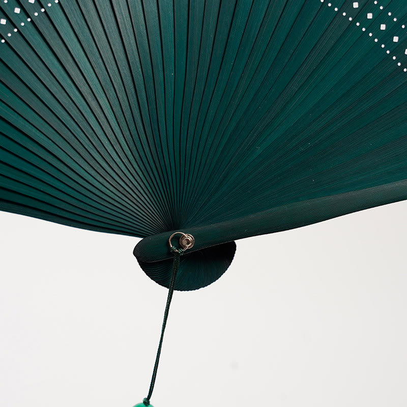 Éventail pliant en bambou de 20 cm | Éventail chinois à dégradé de couleurs