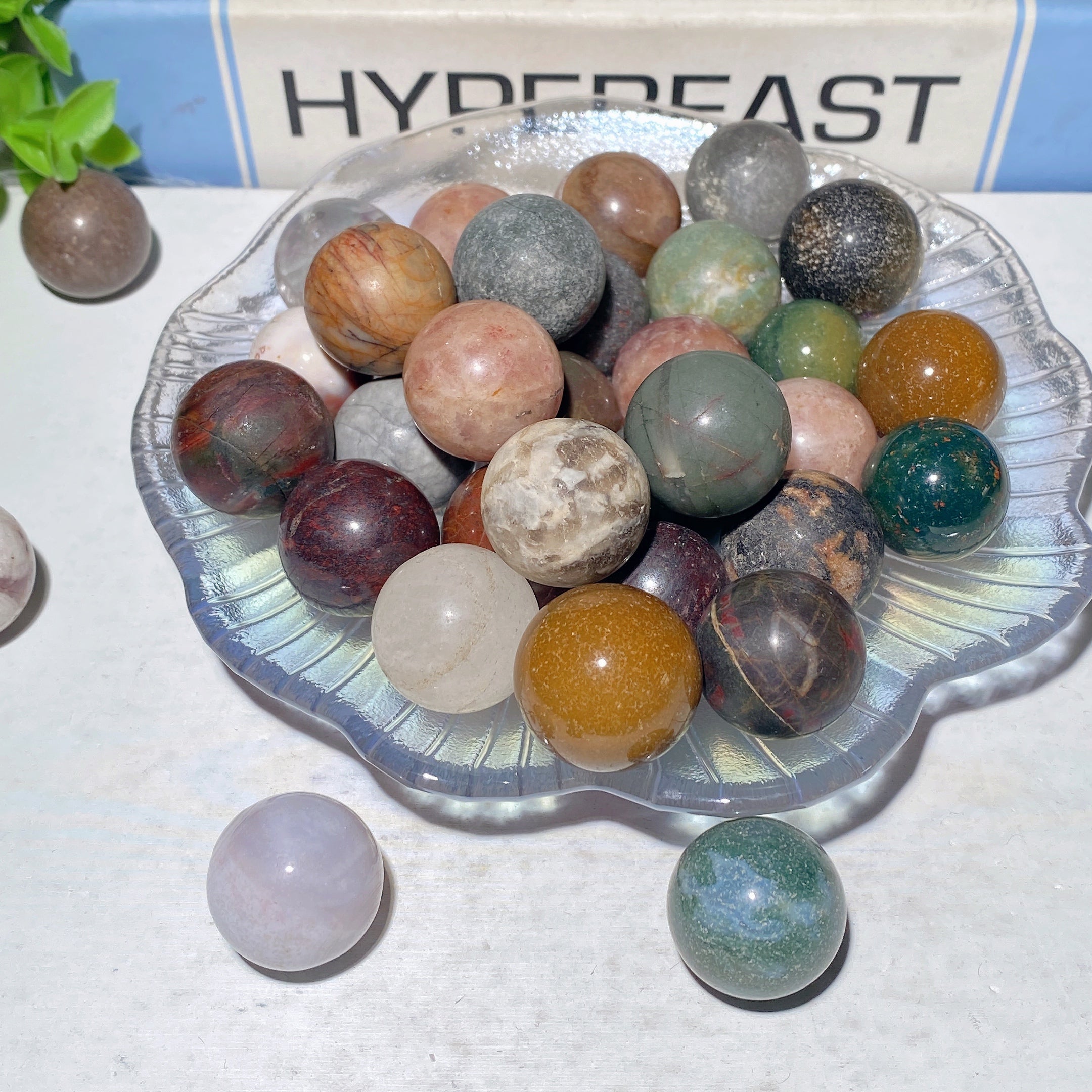 20mm Mixed Crystal Healing Sphere for Energy & Balance