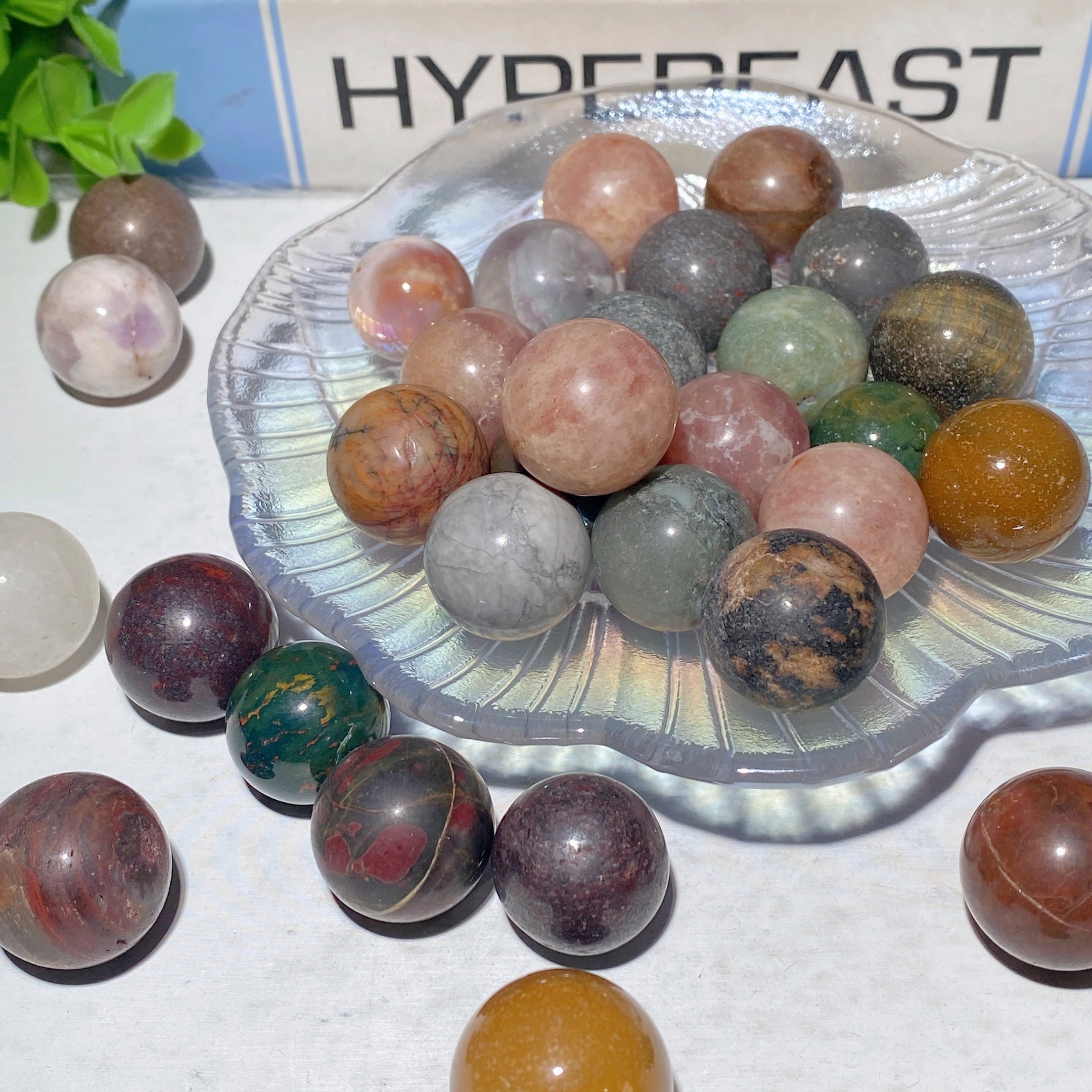 20mm Mixed Crystal Healing Sphere for Energy & Balance