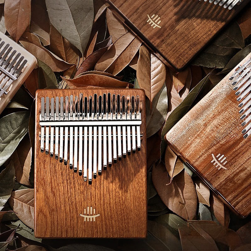 Piano à pouce Kalimba en acacia 21 touches pour la méditation