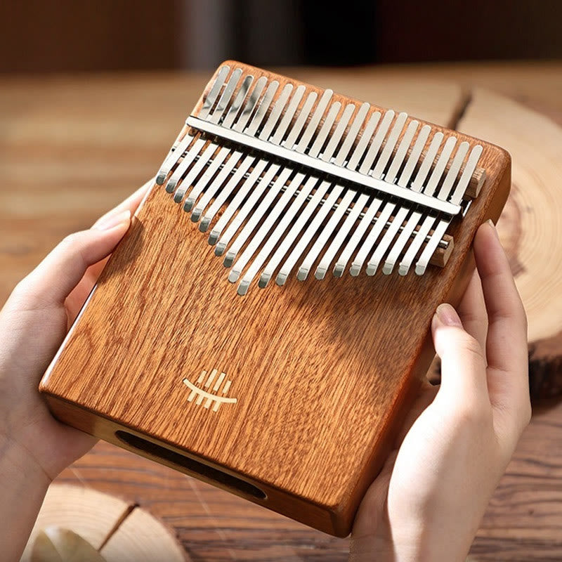Piano à pouce Kalimba en acacia 21 touches pour la méditation