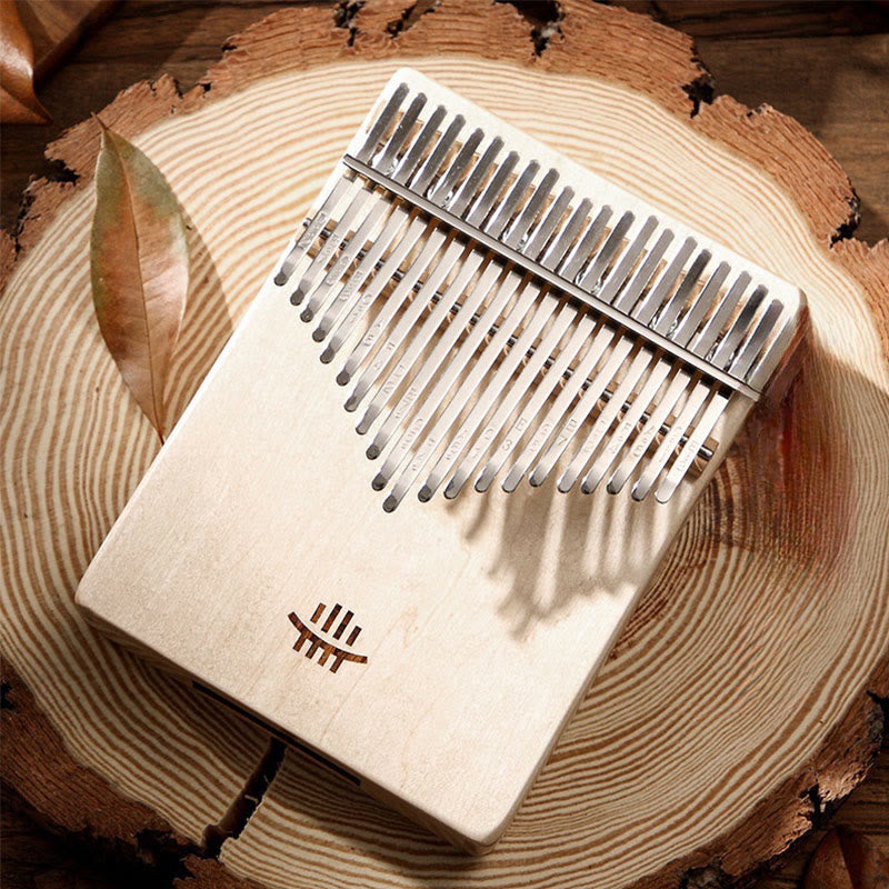 Piano à pouce Kalimba en acacia 21 touches pour la méditation