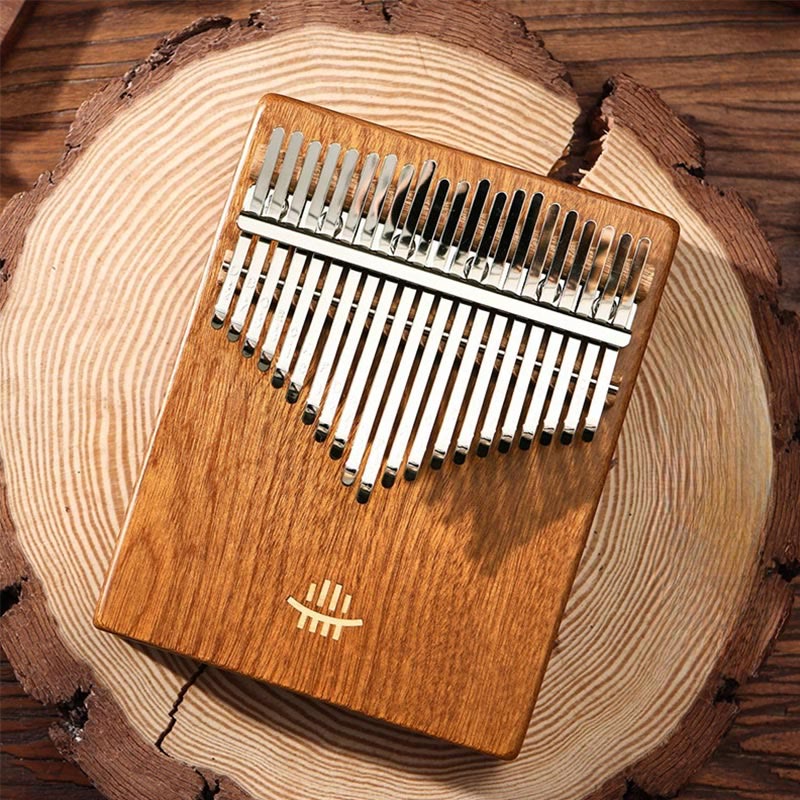 Piano à pouce Kalimba en acacia 21 touches pour la méditation