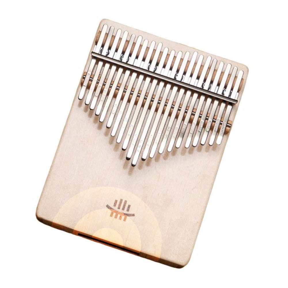 21 Key Maple & Guibourtia C Tone Kalimba Thumb Piano - 21 Keys / Maple / Ore Metal Piano Keyboard