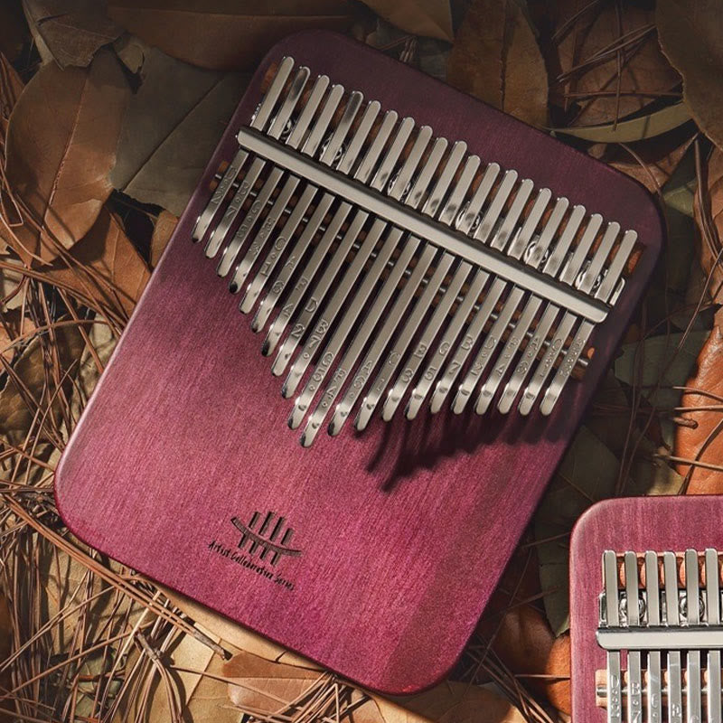 Kalimba portable en bois de Peltogyne à 21 touches