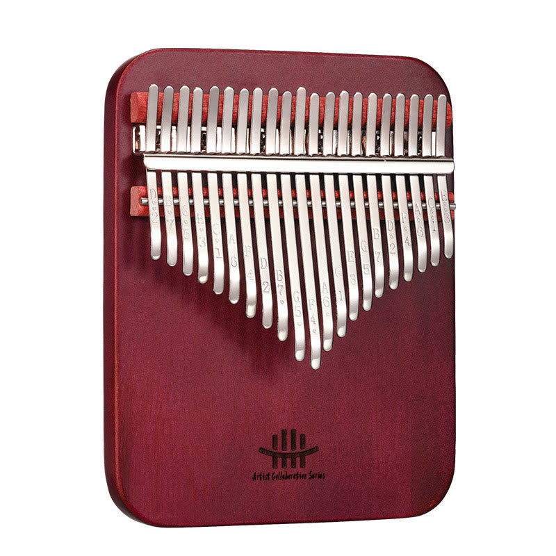 Kalimba portable en bois de Peltogyne à 21 touches