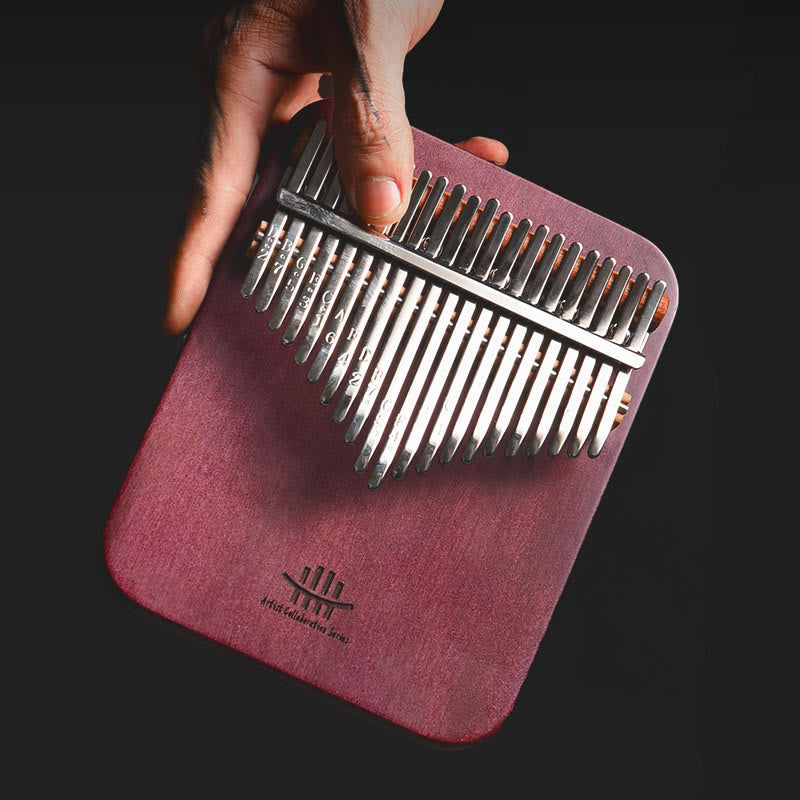 Kalimba portable en bois de Peltogyne à 21 touches