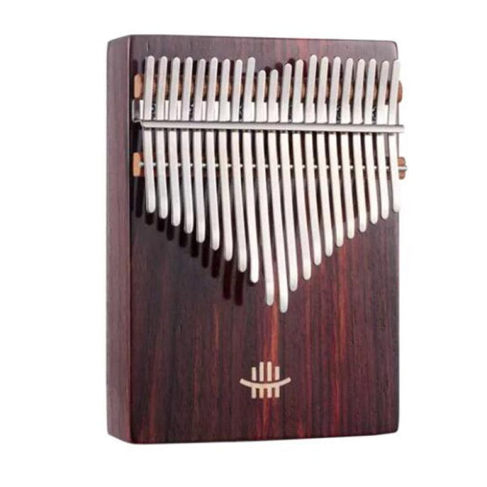 21 Key Rosewood Kalimba with C Tone and Hollow Resonance - 21 Keys / Rosewood / Ore Metal Piano