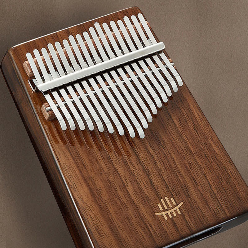 Kalimba 21 touches en noyer - Piano à pouce de méditation