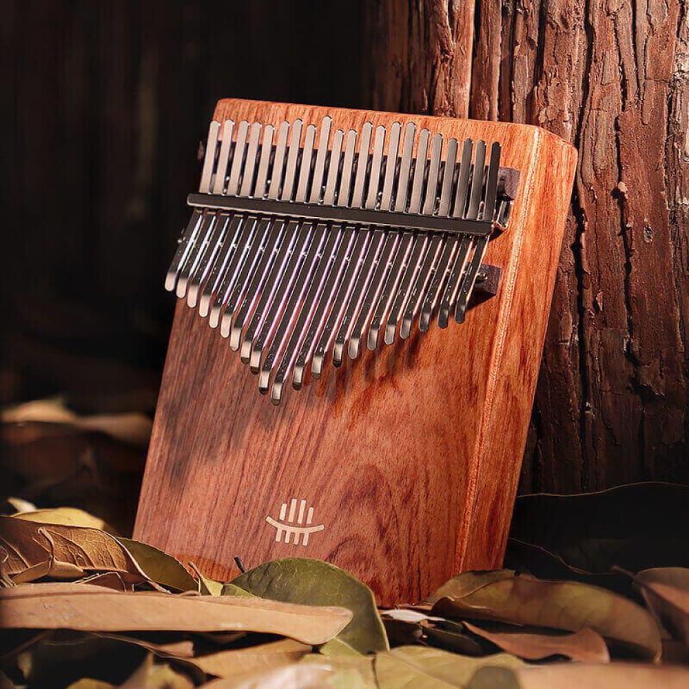 21 Key Zambian Rosewood C Tone Kalimba Thumb Piano - 21 Keys / Zambian RoseWood / Ore Metal Piano