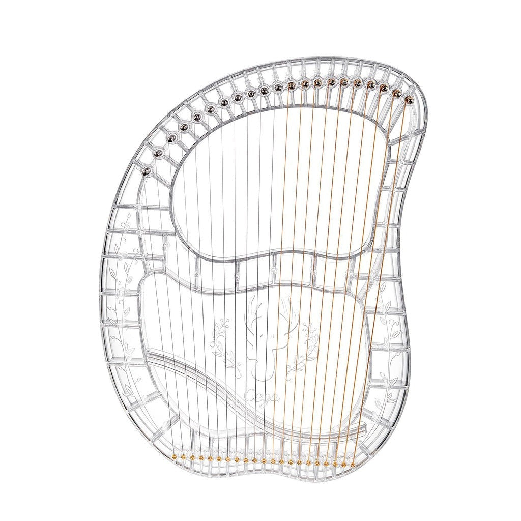 21-String Crystal Lyre Harp Instrument ABS-PC