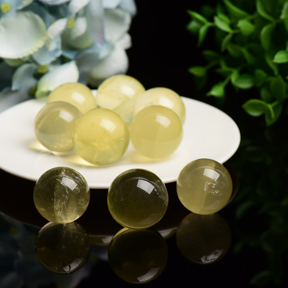 23mm Citrine Crystal Sphere for Healing & Energy