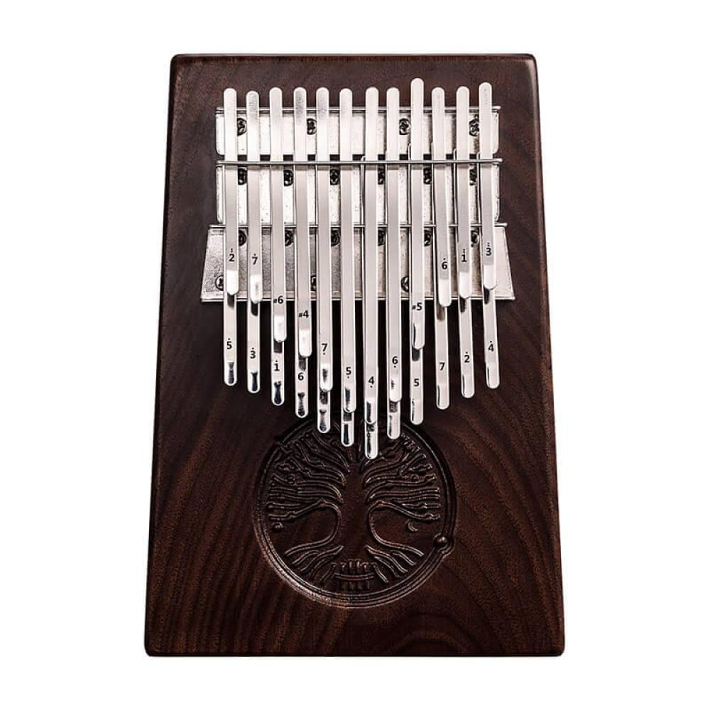 24 Key Double Layer Walnut Kalimba for B & C Tone Music - 24 Keys / American Walnuts (B Key)