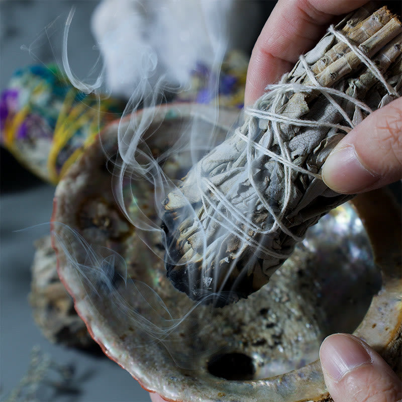 White Sage Smudge Stick for Home Cleansing & Meditation Rituals