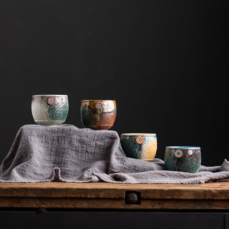 Tasse à café zen en céramique tournesol 250 ml