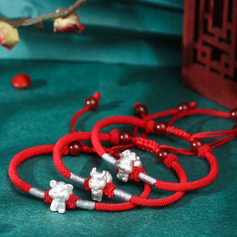 Sterling Silver Chinese Zodiac Luck & Strength Bracelet