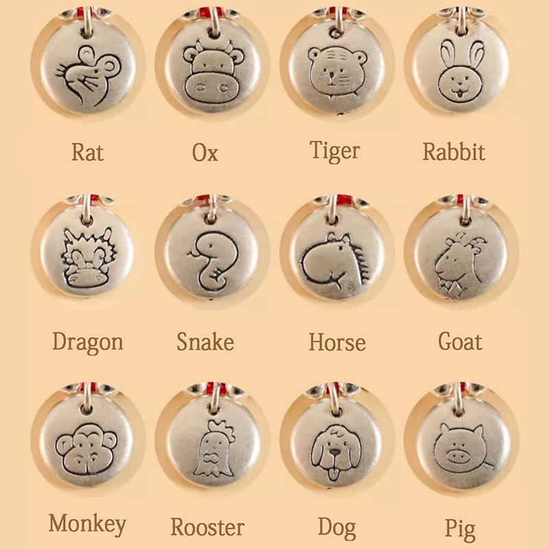 Chinese Zodiac Dragon Bracelet in 999 Sterling Silver for Luck