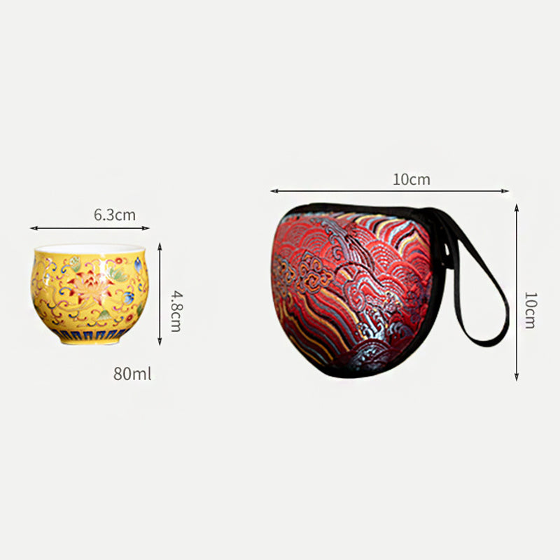 Ceramic Lotus Flower Pod Tea Cup 80ml for Meditation