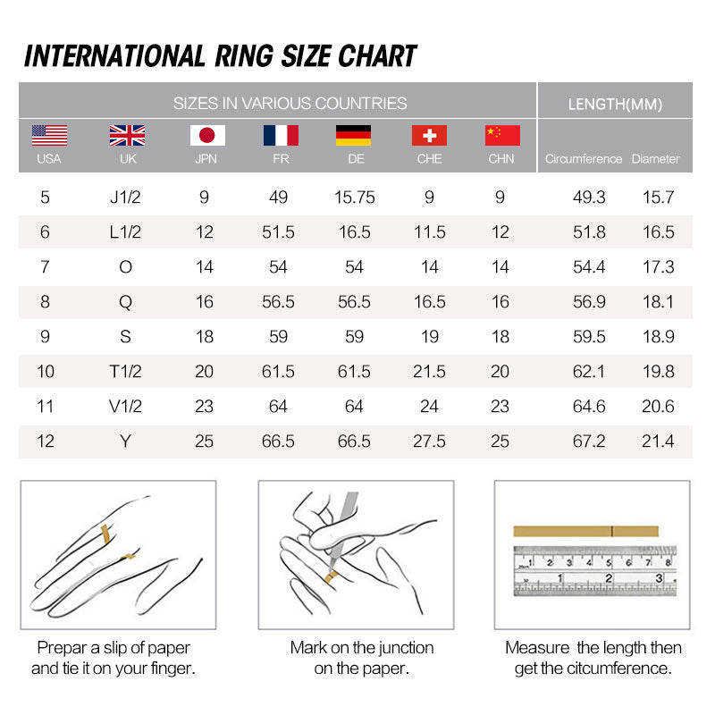 6.6mm Unisex Copper Wealth Spiritual Ring Gold & Silver