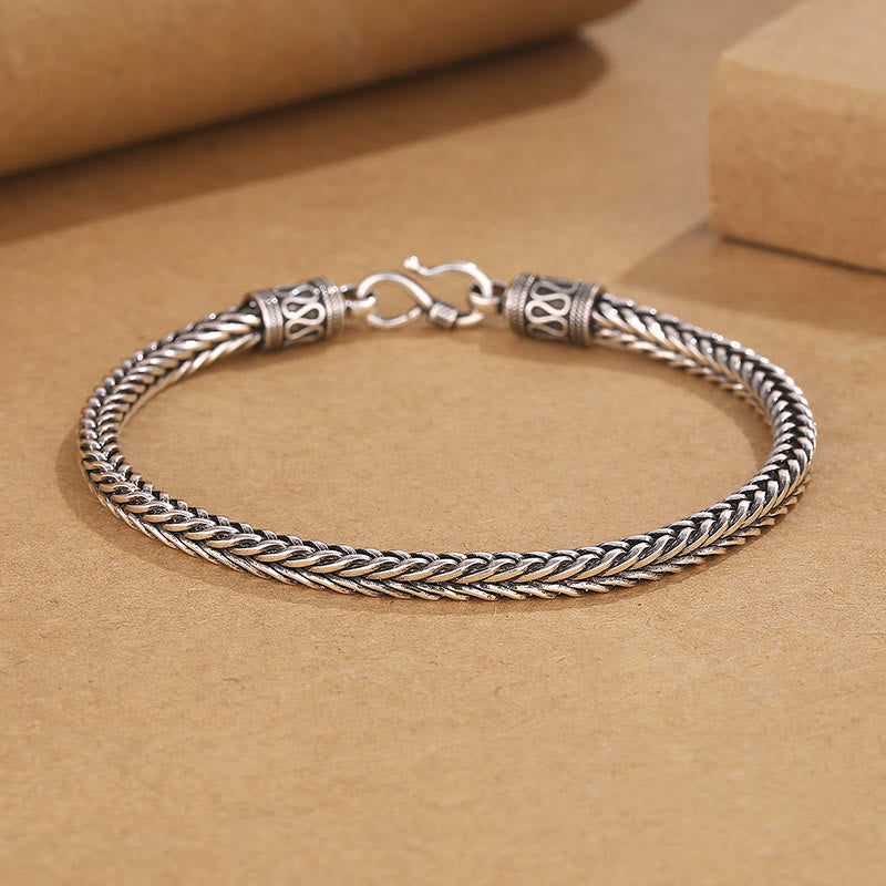 Copper Dragon Bracelet with Vintage Keel Design for Wealth