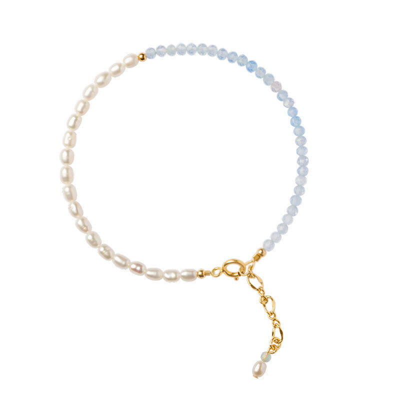 Bracelet Sagesse en Perles Turquoises de 2 mm