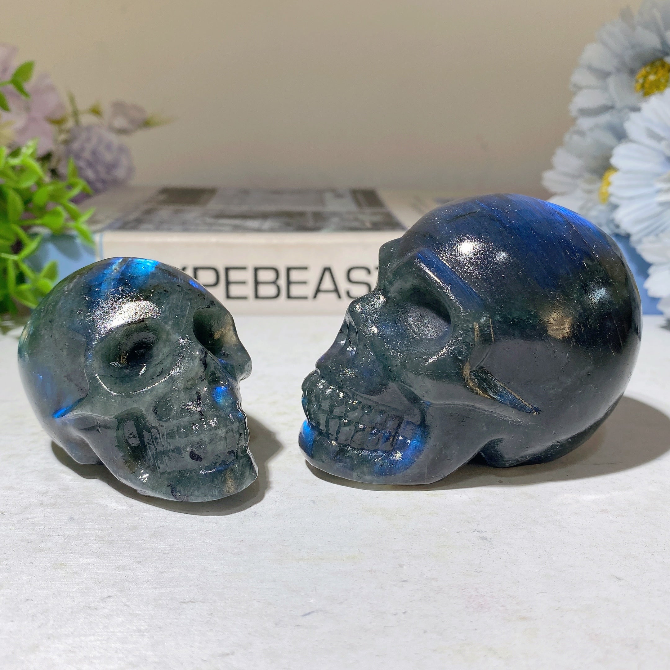 3.0 inch Labradorite Crystal Skull Carving for Healing