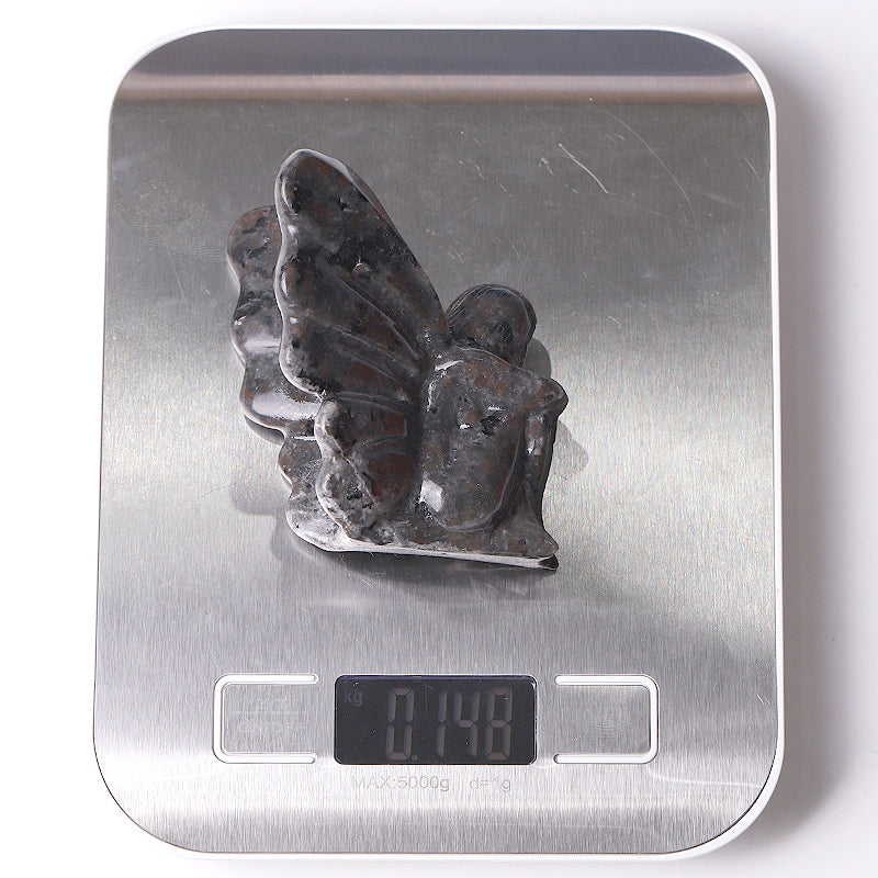 3.0-Inch Yooperlite Fairy Crystal Carving Figurine