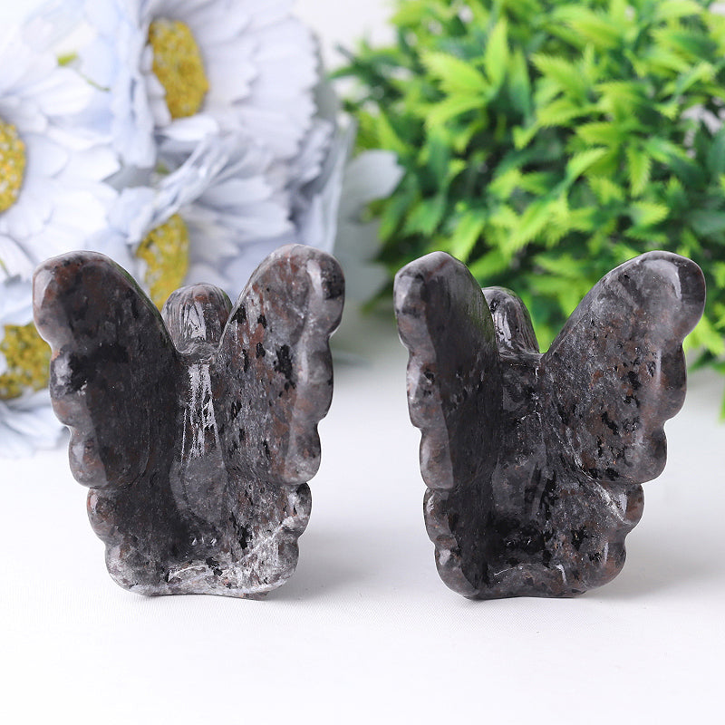 3.0-Inch Yooperlite Fairy Crystal Carving Figurine