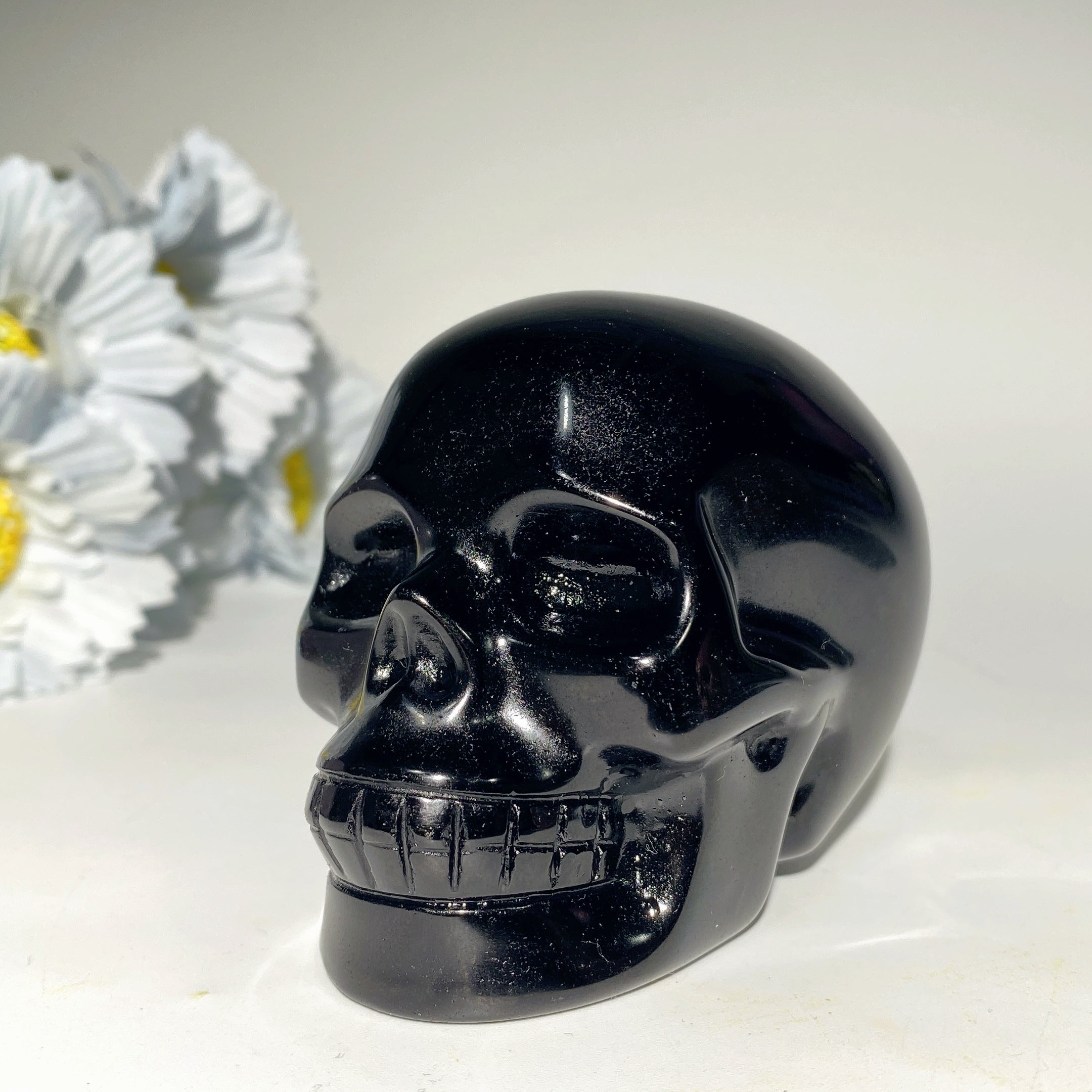 3.1-3.3 inch Mixed Crystal Skull Healing Carvings
