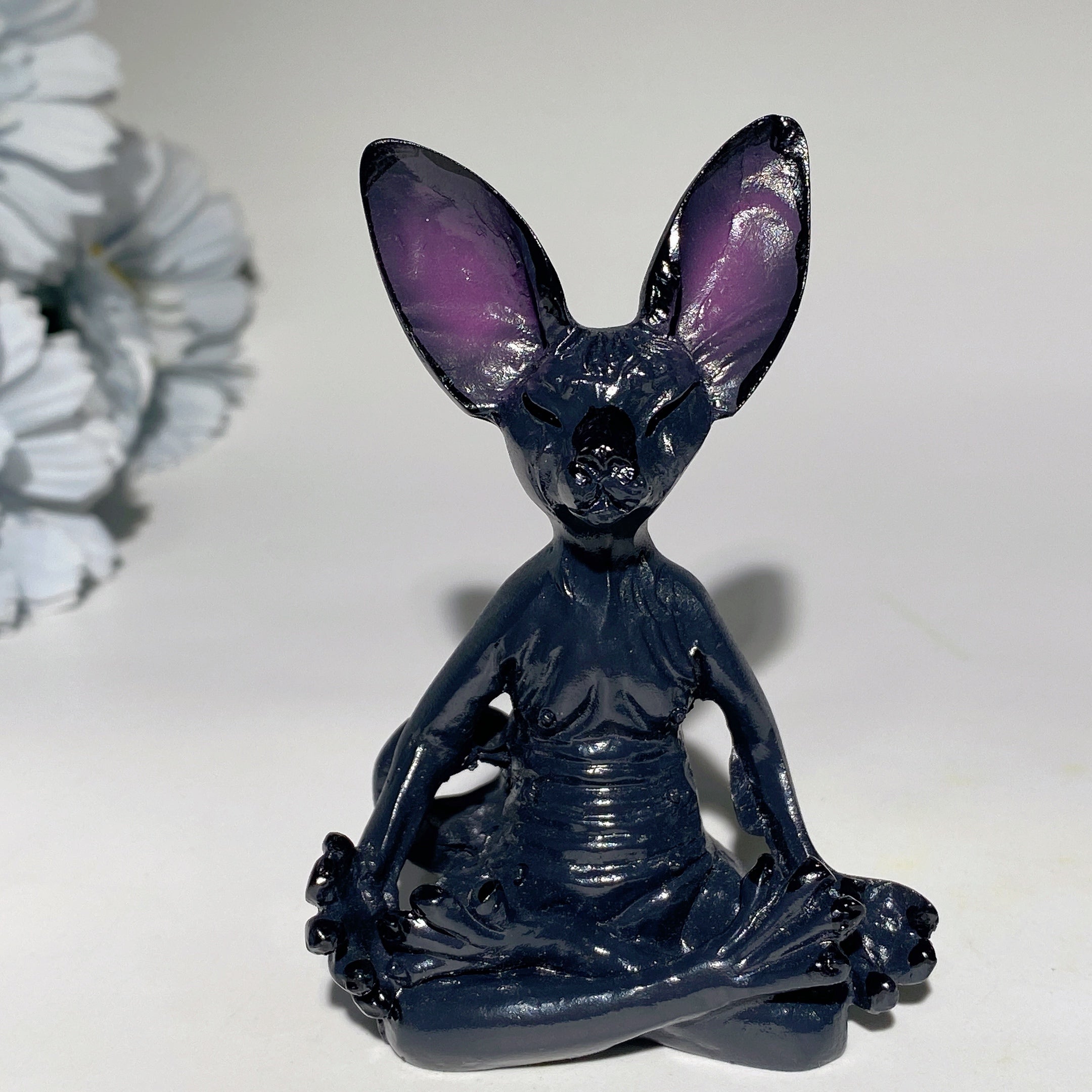3.1 Inch Crystal Sphynx Cat Statue for Meditation