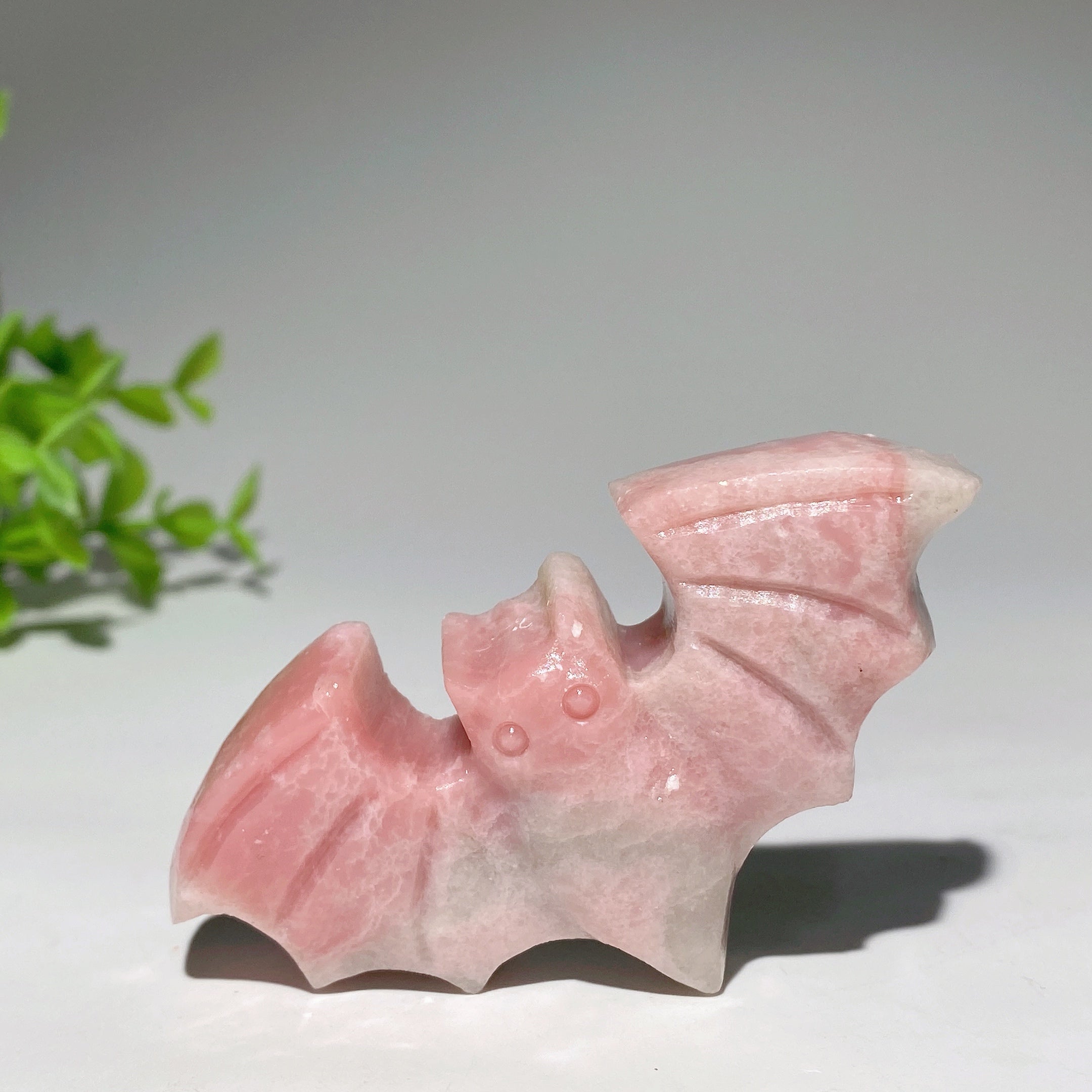 Sculptures de chauve-souris en cristal mixte de 3,1 pouces pour la guérison et l'énergie