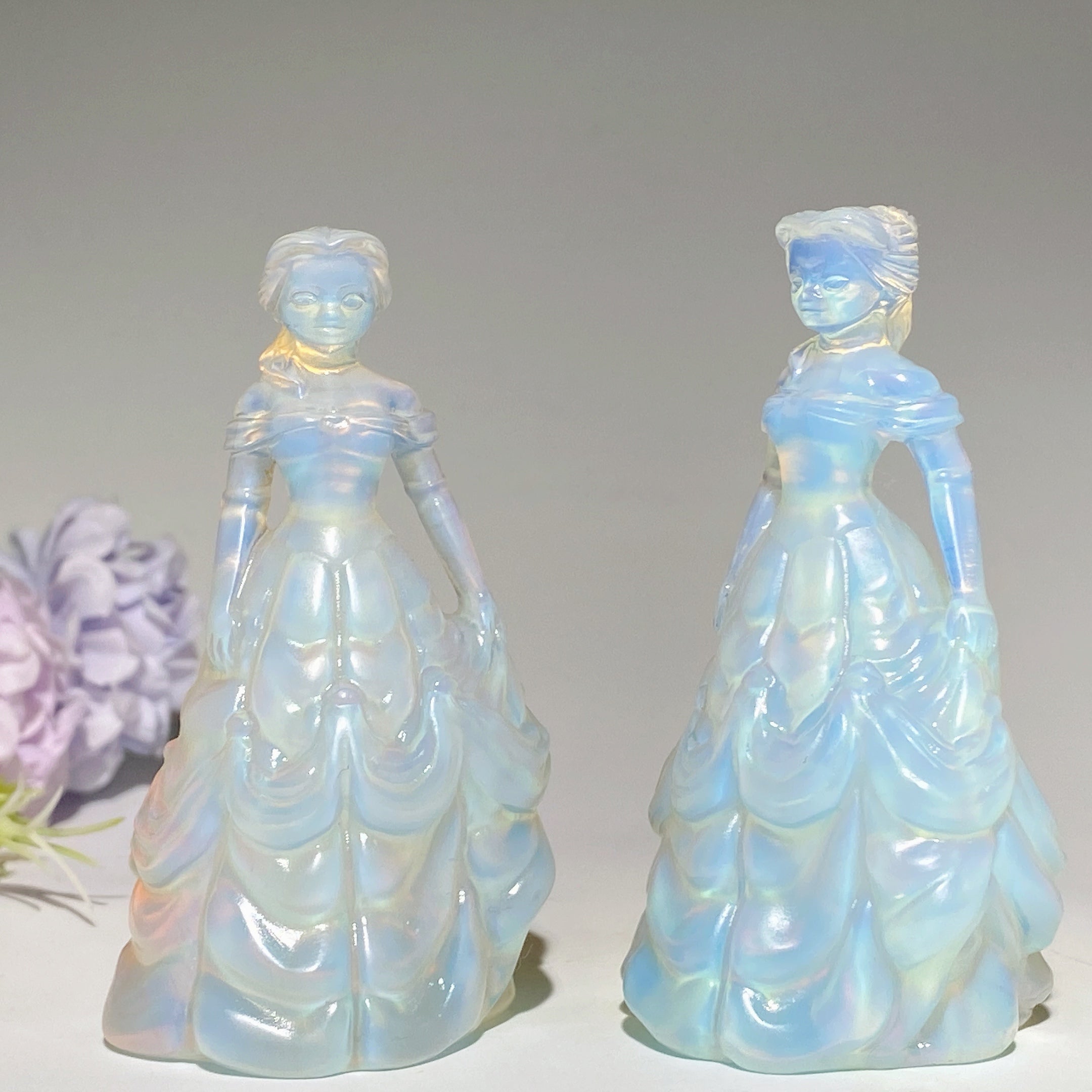 3.1 Inch Opalite Princess Crystal Figurine for Healing