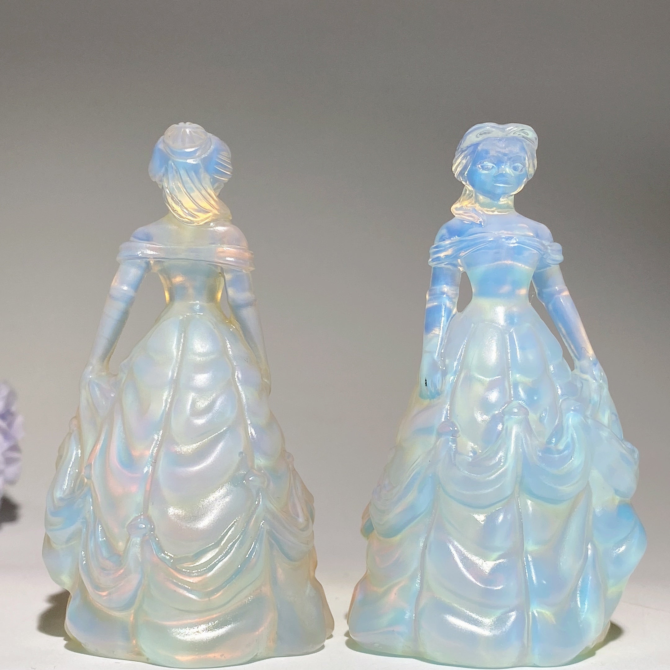 3.1 Inch Opalite Princess Crystal Figurine for Healing